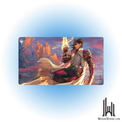 Playmat - Outlaws of Thunder Junction Kellan, the Kid Key Art